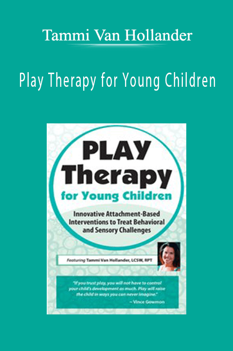 Play Therapy for Young Children: Innovative Attachment–Based Interventions to Treat Behavioral and Sensory Challenges – Tammi Van Hollander