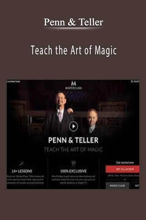 Penn & Teller – Teach the Art of Magic