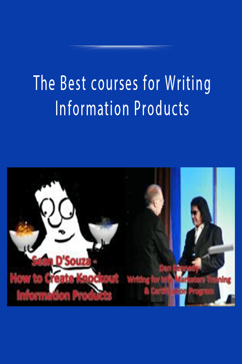 The Best courses for Writing Information Products