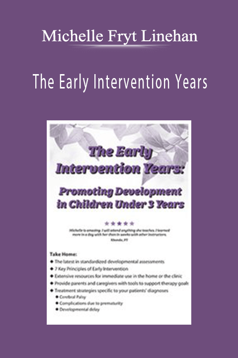 Michelle Fryt Linehan – The Early Intervention Years: Promoting Development in Children Under 3 Years