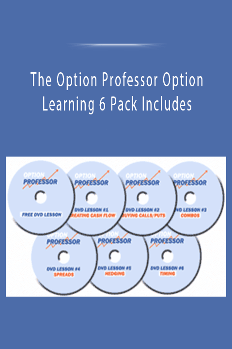 The Option Professor Option Learning 6 Pack Includes