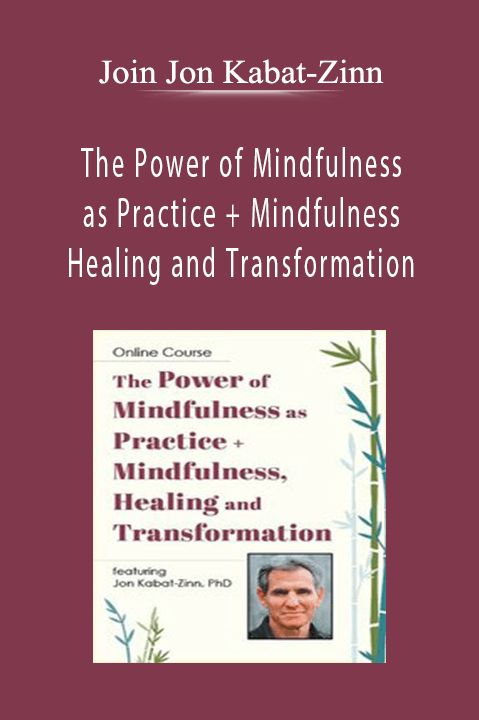 Join Jon Kabat–Zinn – The Power of Mindfulness as Practice + Mindfulness