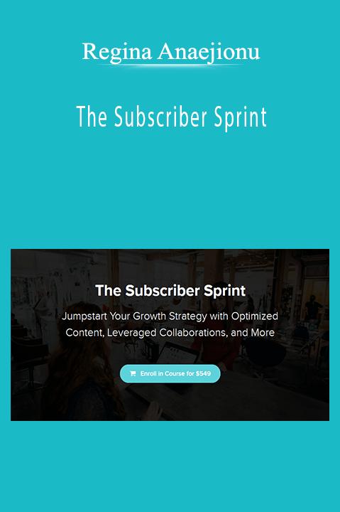 Regina Anaejionu - The Subscriber Sprint