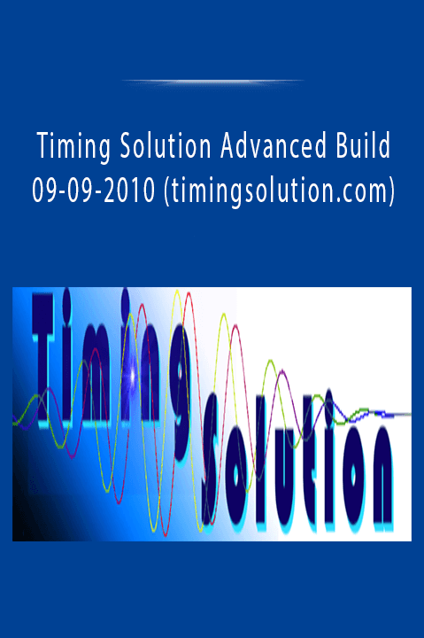 Timing Solution Advanced Build 09–09–2010 (timingsolution.com)