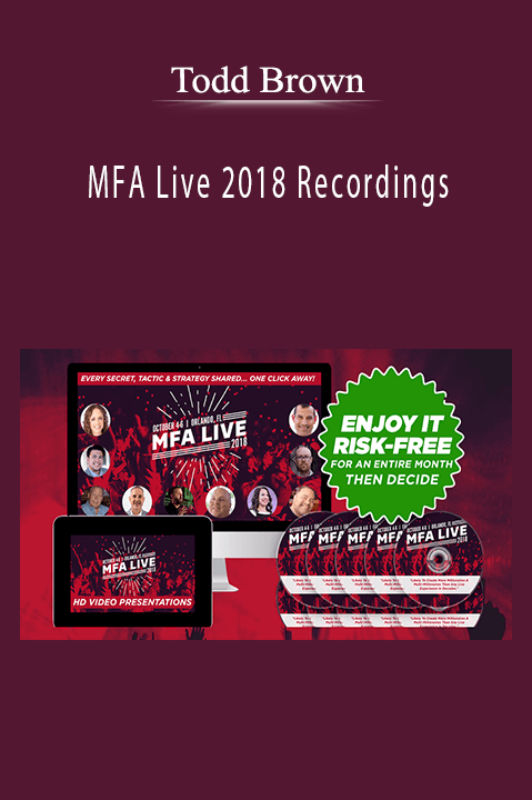 MFA Live 2018 Recordings – Todd Brown