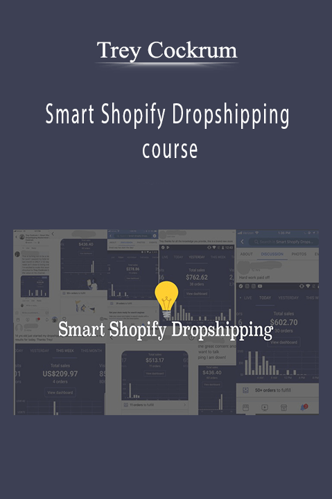 Smart Shopify Dropshipping course – Trey Cockrum
