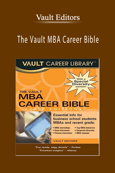 The Vault MBA Career Bible – Vault Editors