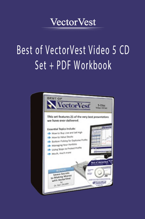 Best of VectorVest Video 5 CD Set + PDF Workbook – VectorVest