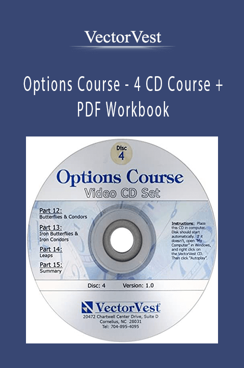 Options Course – 4 CD Course + PDF Workbook – VectorVest