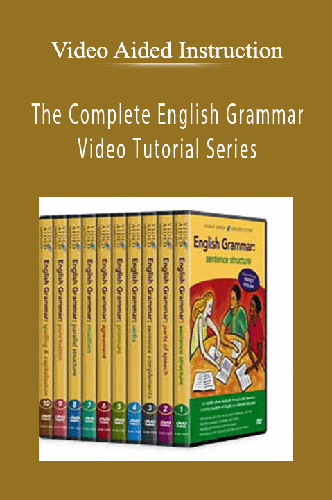 The Complete English Grammar Video Tutorial Series – Video Aided Instruction