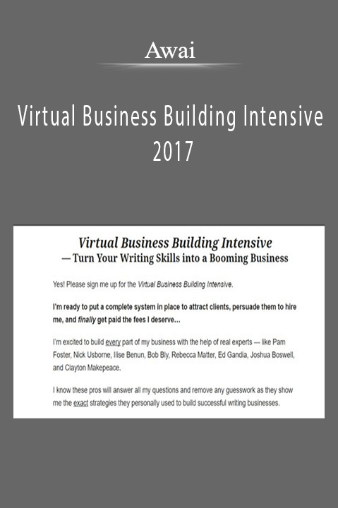 Awai – Virtual Business Building Intensive 2017