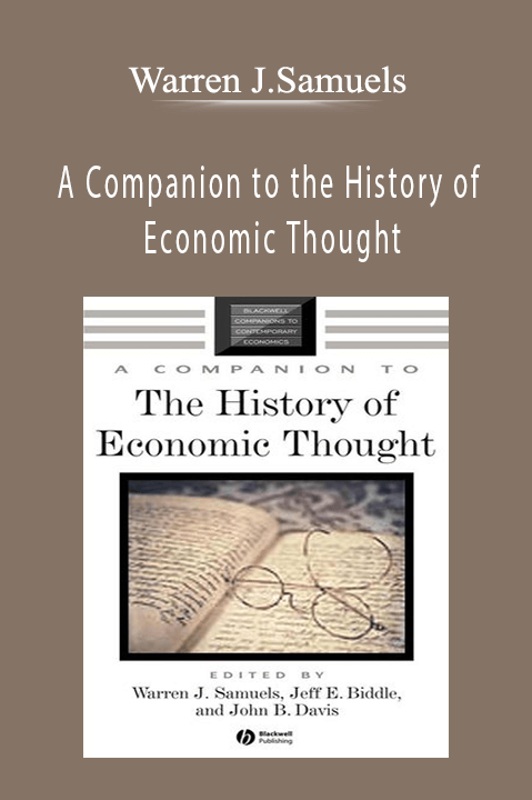 A Companion to the History of Economic Thought – Warren J.Samuels