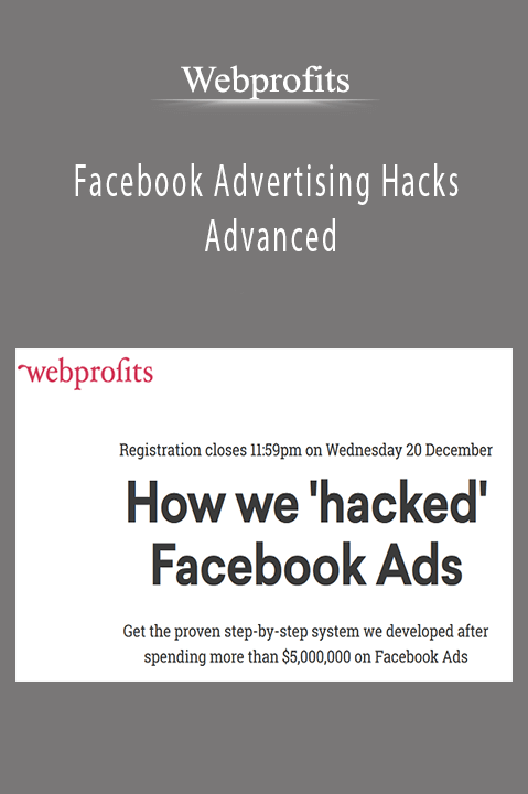 Facebook Advertising Hacks Advanced – Webprofits