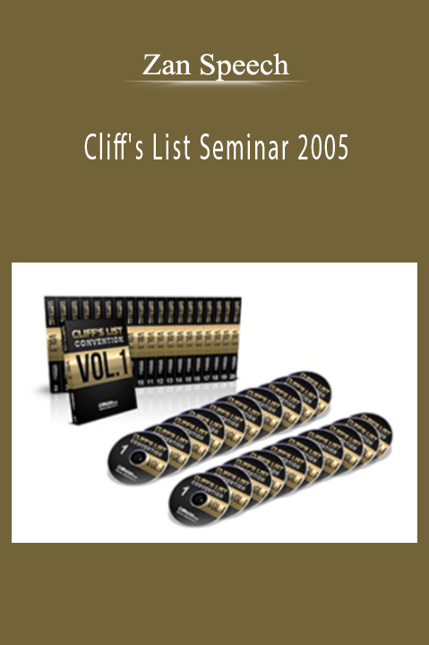 Cliff's List Seminar 2005 – Zan Speech