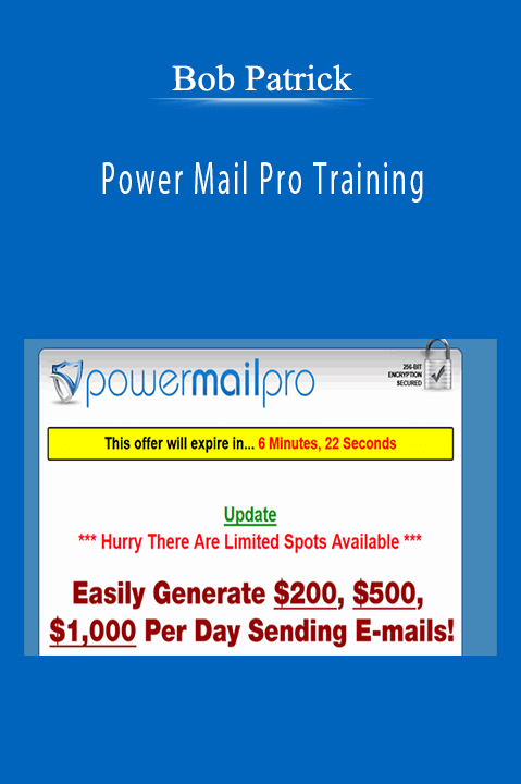 Power Mail Pro Training – Bob Patrick