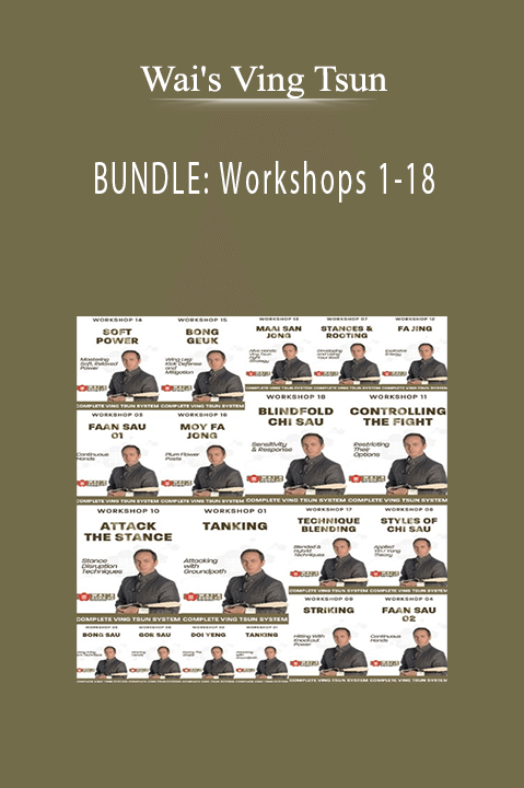 BUNDLE: Workshops 1–18 – Wai's Ving Tsun