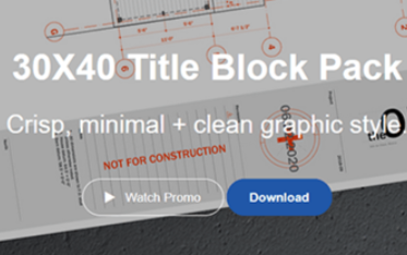 Eric Reinholdt RA NCARB – 30X40 Title Block Pack