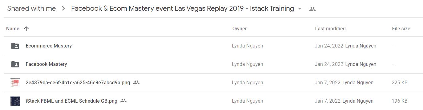 Facebook & Ecom Mastery event Las Vegas Replay 2019 - Istack Training