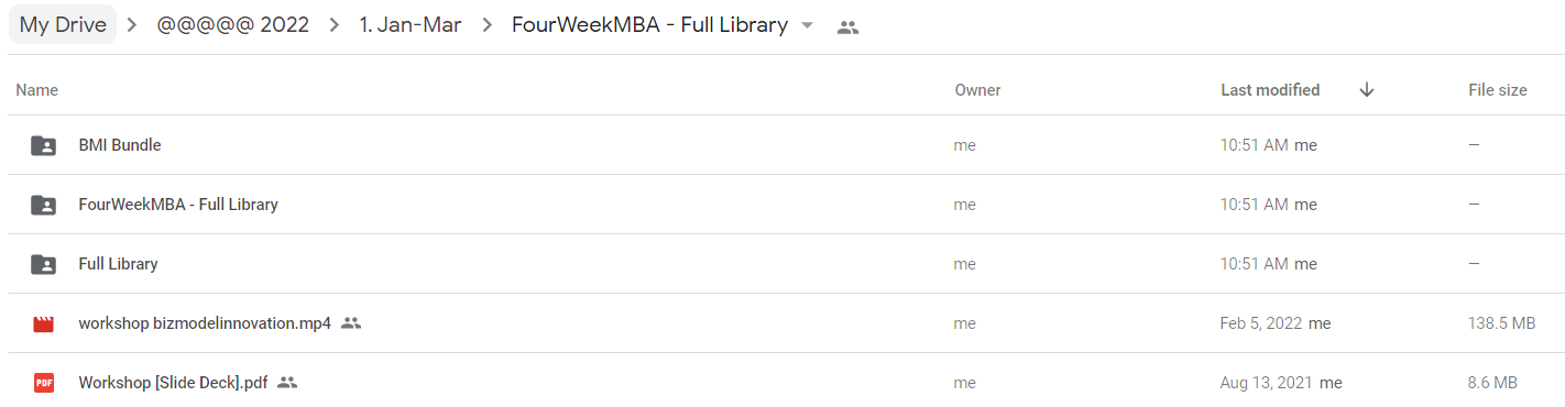 FourWeekMBA - Full Library
