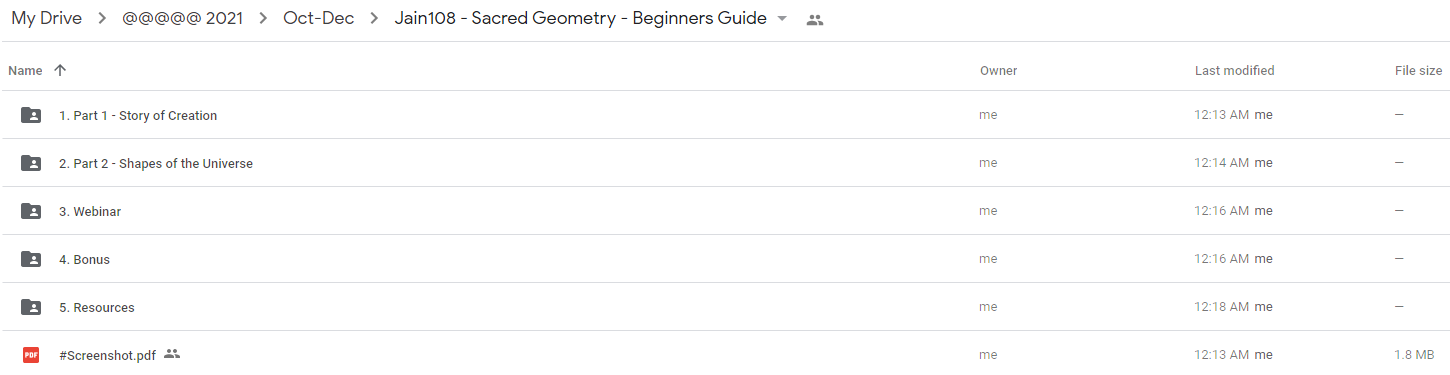 Jain108 - Sacred Geometry - Beginners Guide