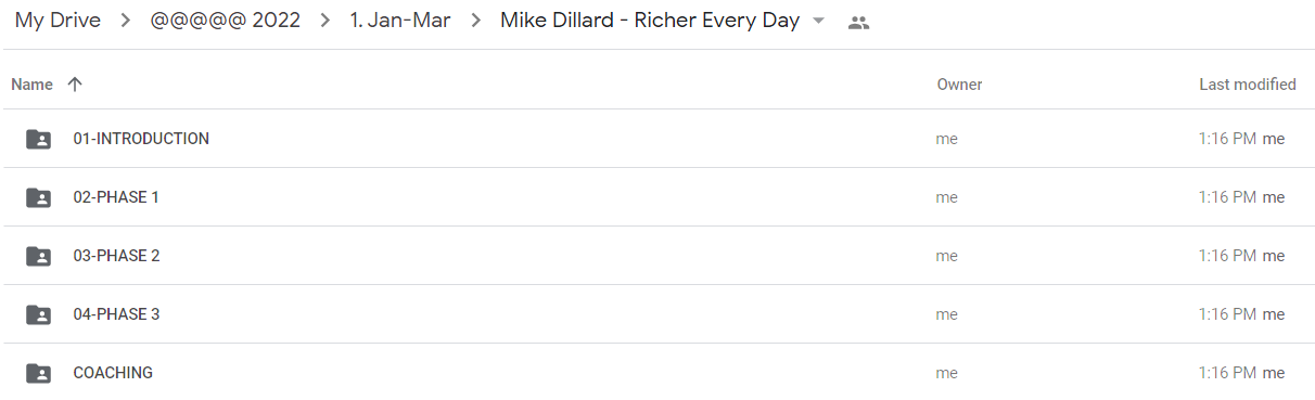 Mike Dillard - Richer Every Day