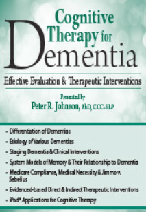 Peter R. Johnson - Cognitive Therapy for Dementia. Effective Evaluation Therapeutic Interventions