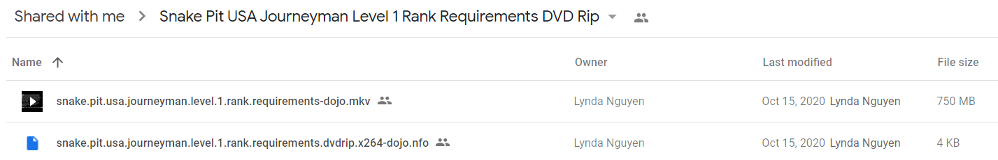 Snake Pit USA Journeyman Level 1 Rank Requirements DVD Rip