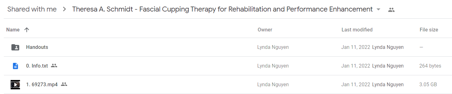 Theresa A. Schmidt - Fascial Cupping Therapy for Rehabilitation and Performance Enhancement