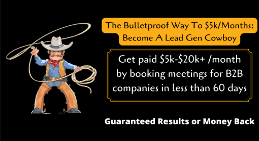 Guzz - The Bulletproof Way To $5k Months In 2022 Become A Lead Gen Cowboy