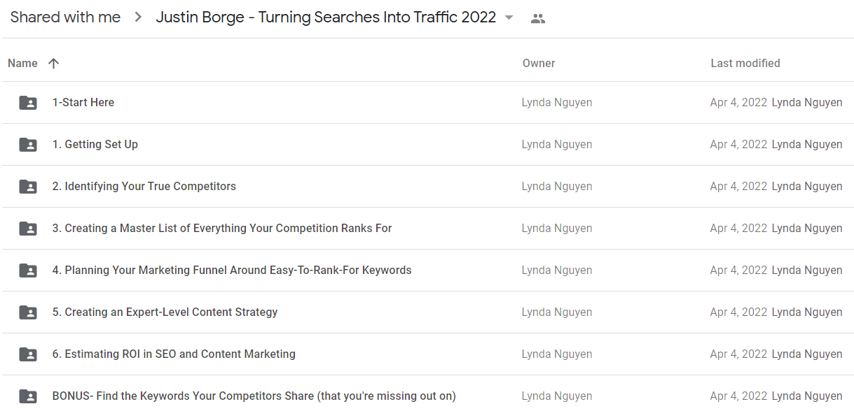 Justin Borge - Turning Searches Into Traffic 2022