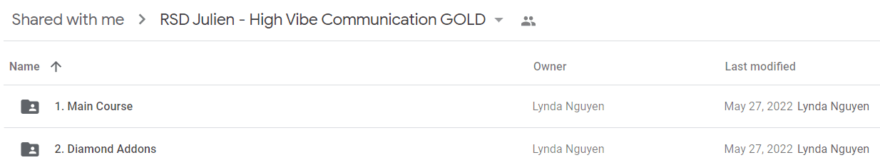 RSD Julien - High Vibe Communication GOLD