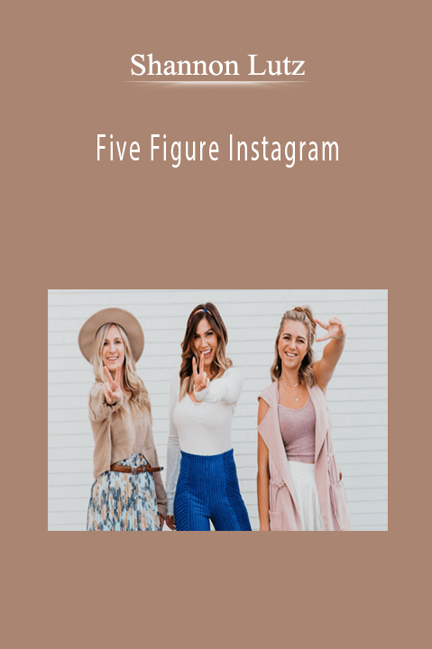 Shannon Lutz - Five Figure Instagram