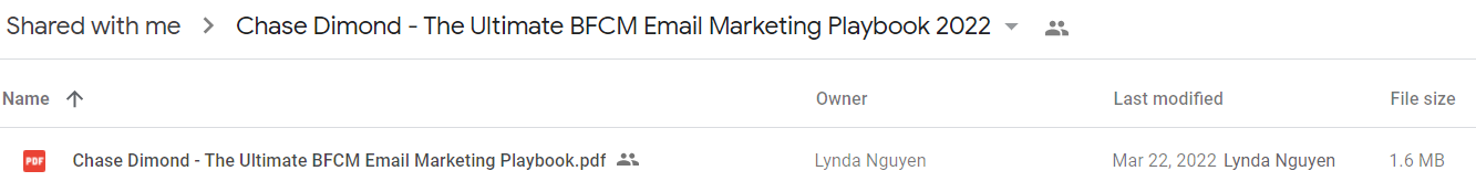 Chase Dimond - The Ultimate BFCM Email Marketing Playbook 2022