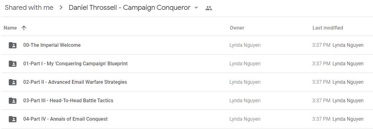 Daniel Throssell - Campaign Conqueror