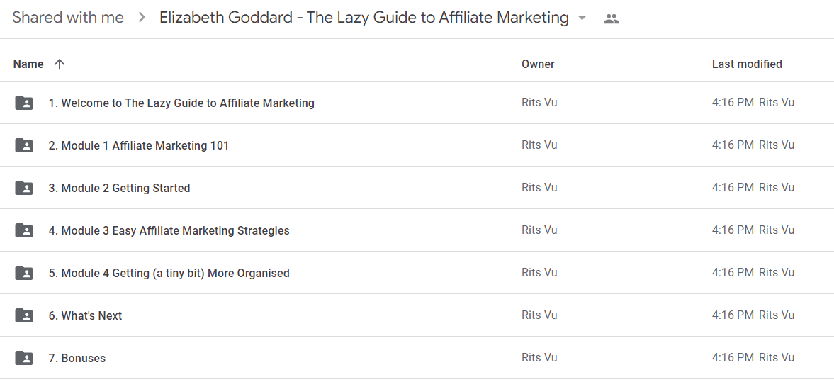 Elizabeth Goddard - The Lazy Guide to Affiliate Marketing