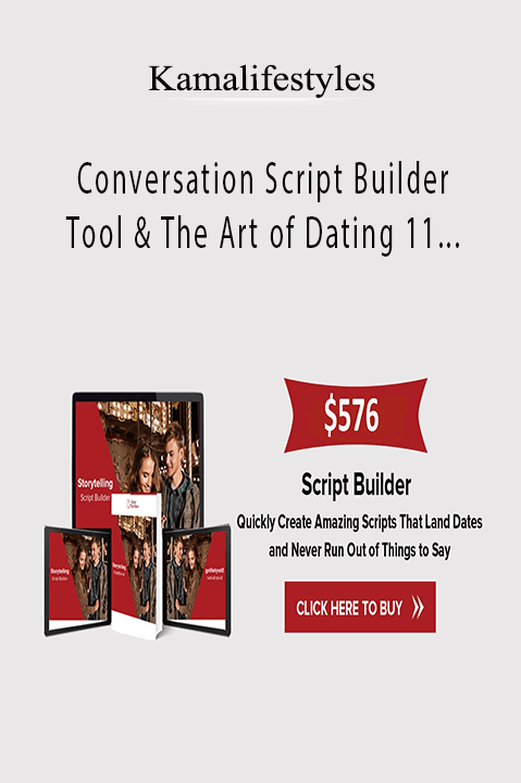 Kamalifestyles - Conversation Script Builder Tool & The Art of Dating 11 Ebooks Bundle Set