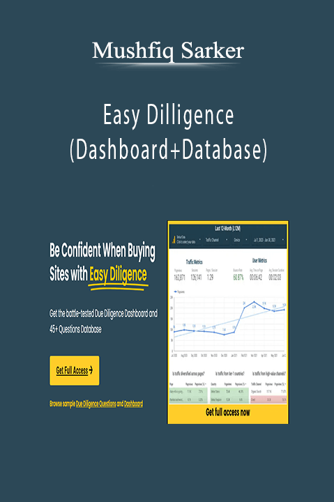 Mushfiq Sarker - Easy Dilligence (Dashboard+Database)