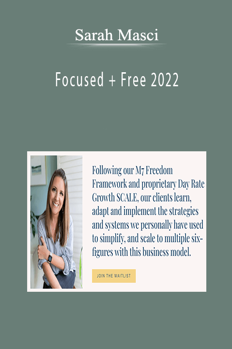Sarah Masci - Focused + Free 2022
