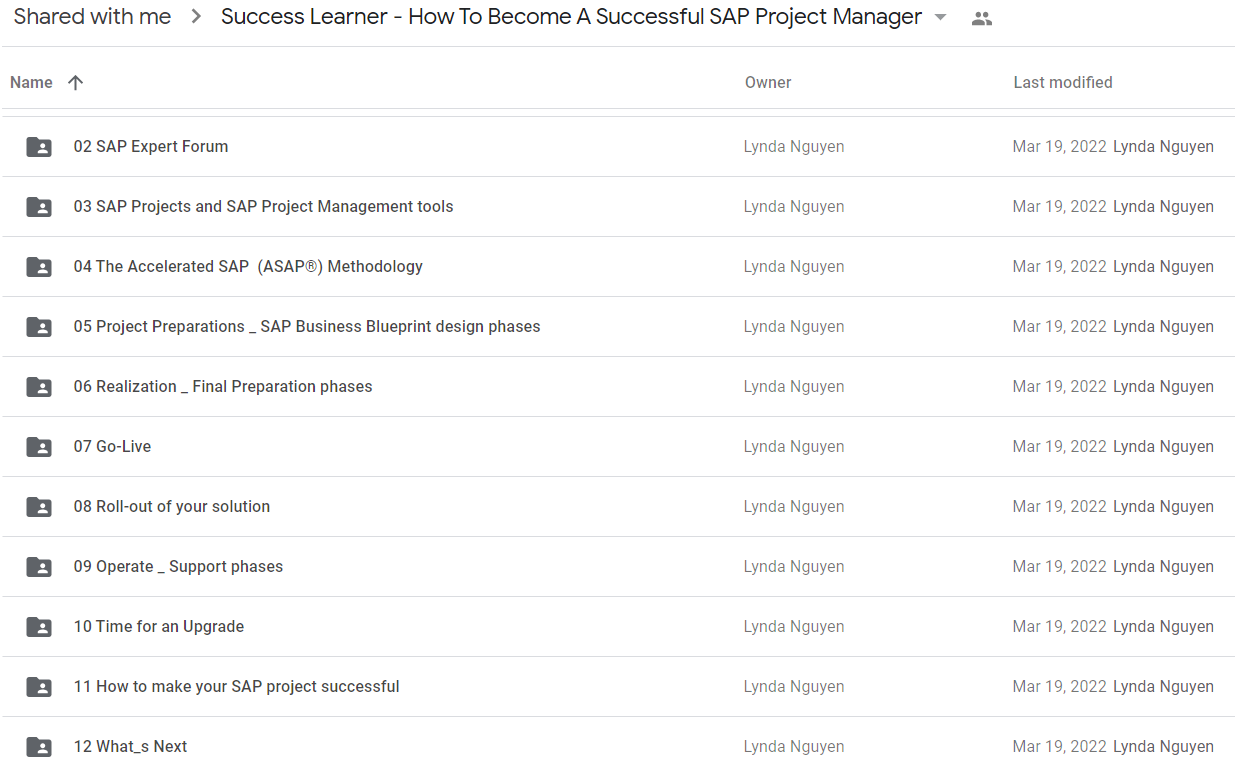 Success Learner - How To Become A Successful SAP Project Manager