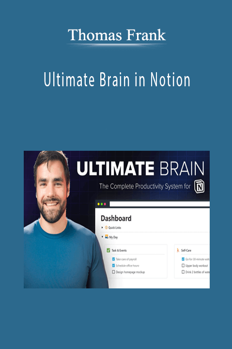 Thomas Frank - Ultimate Brain in Notion