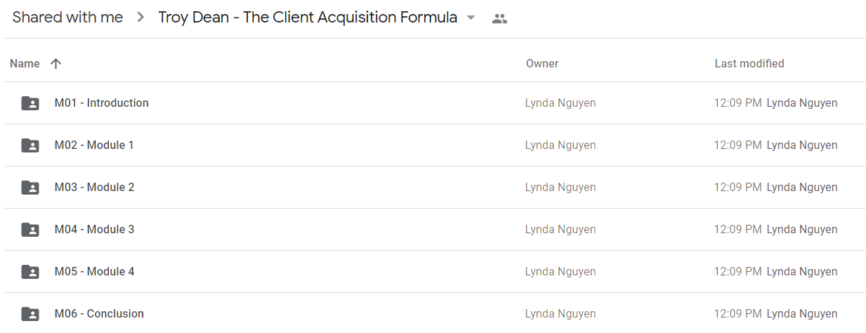 Troy Dean - The Client Acquisition Formula