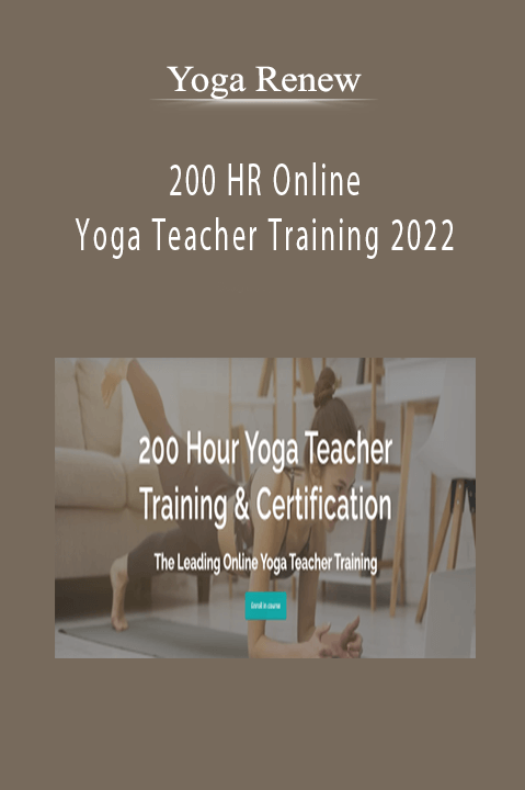 Yoga Renew - 200 HR Online Yoga Teacher Training 2022